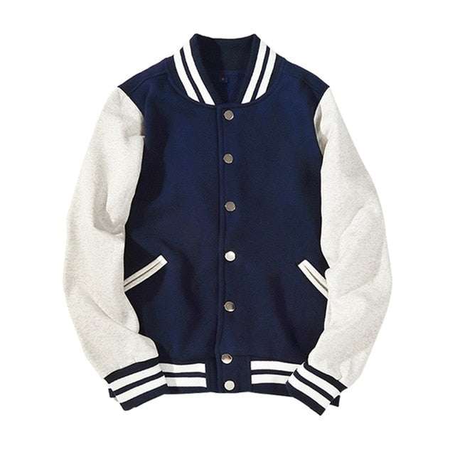 Spliced Brand Jacket Single Breasted Patchwork Coat Bomber JacketMen's Spliced Brand Jacket Single Breasted Patchwork Coat Bomber Jacke