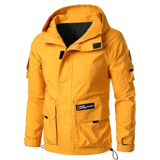Multi Pockets Jackets Men's Military Mountain Hiking Windproof Coats - Acapparelstore