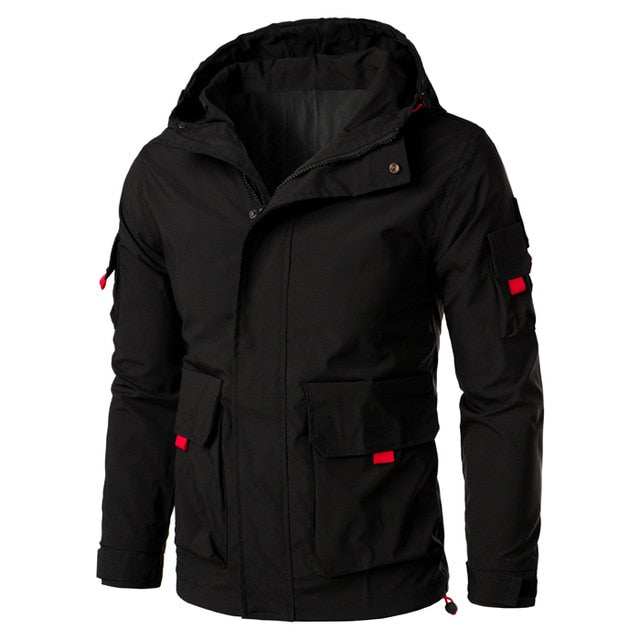 Multi Pockets Jackets Men's Military Mountain Hiking Windproof Coats - Acapparelstore