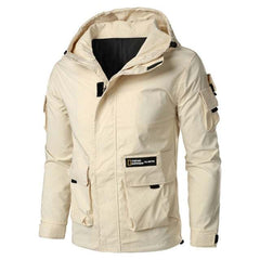 Multi Pockets Jackets Men's Military Mountain Hiking Windproof Coats - Acapparelstore