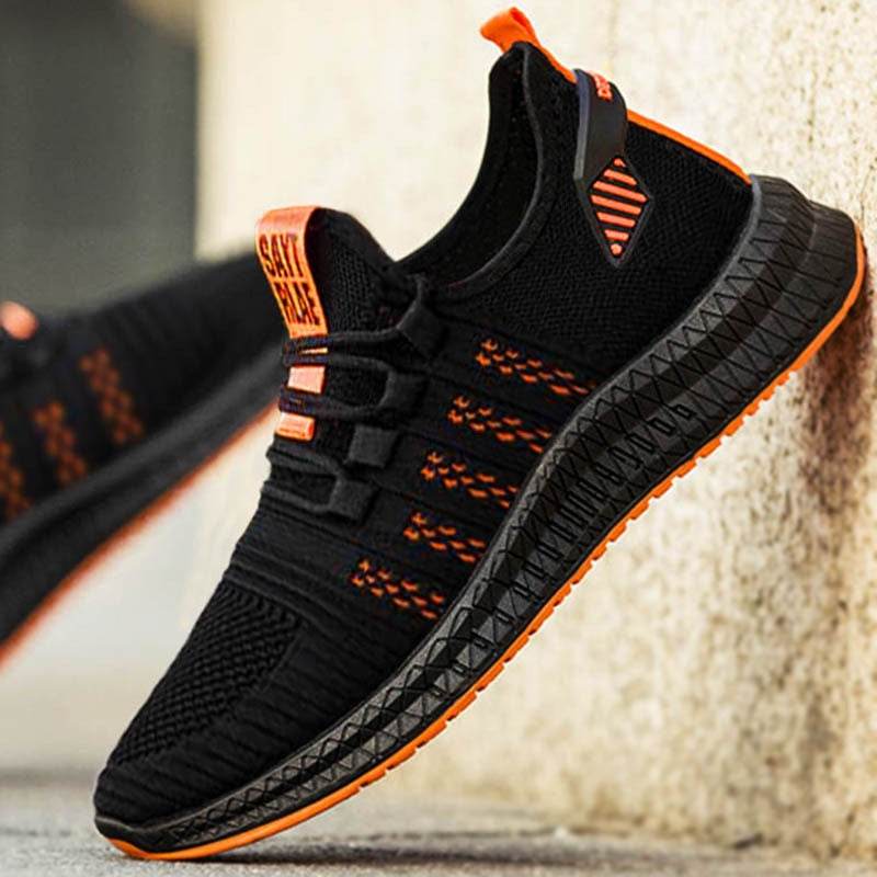 New Mesh Men's Sneakers Casual Shoes Lac-up Lightweight Comfortable Shoes - Acapparelstore