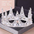 Fashion Silver Color Tiaras Crowns Crystal Queen Princess Diadem Bridal Crown - Acapparelstore