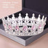 Fashion Silver Color Tiaras Crowns Crystal Queen Princess Diadem Bridal Crown - Acapparelstore