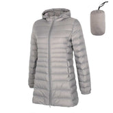 Long Jacket Soft Warm WindbreakerSpring Matte Ultra Light Down Women&