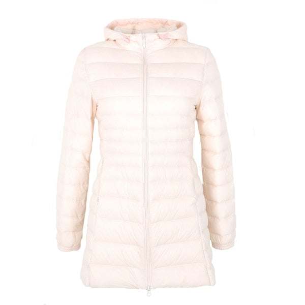 Long Jacket Soft Warm WindbreakerSpring Matte Ultra Light Down Women's Long Jacket Soft Warm Windbreake