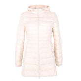 Long Jacket Soft Warm WindbreakerSpring Matte Ultra Light Down Women&
