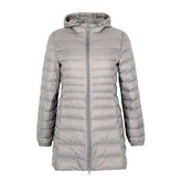 Long Jacket Soft Warm WindbreakerSpring Matte Ultra Light Down Women&