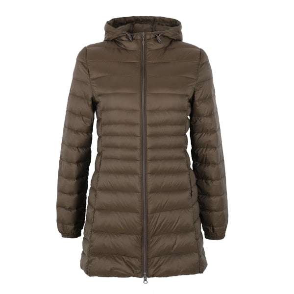 Long Jacket Soft Warm WindbreakerSpring Matte Ultra Light Down Women&