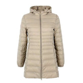 Long Jacket Soft Warm WindbreakerSpring Matte Ultra Light Down Women&