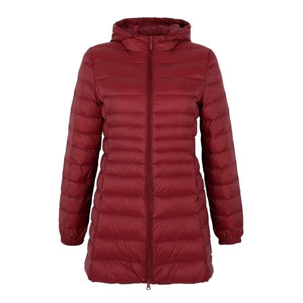 Long Jacket Soft Warm WindbreakerSpring Matte Ultra Light Down Women&