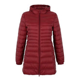 Long Jacket Soft Warm WindbreakerSpring Matte Ultra Light Down Women&