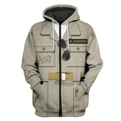 hoodies Zoo keeper Full Printed 3d Hooded Sweatshirt UnisexNew Fashion Men's hoodies Zoo keeper Full Printed 3d Hooded Sweatshirt