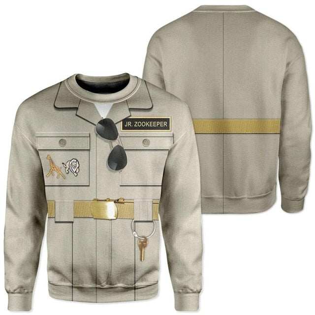 hoodies Zoo keeper Full Printed 3d Hooded Sweatshirt UnisexNew Fashion Men's hoodies Zoo keeper Full Printed 3d Hooded Sweatshirt