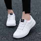 Breathable Walking Shoes Flats Casual Lace-Women&