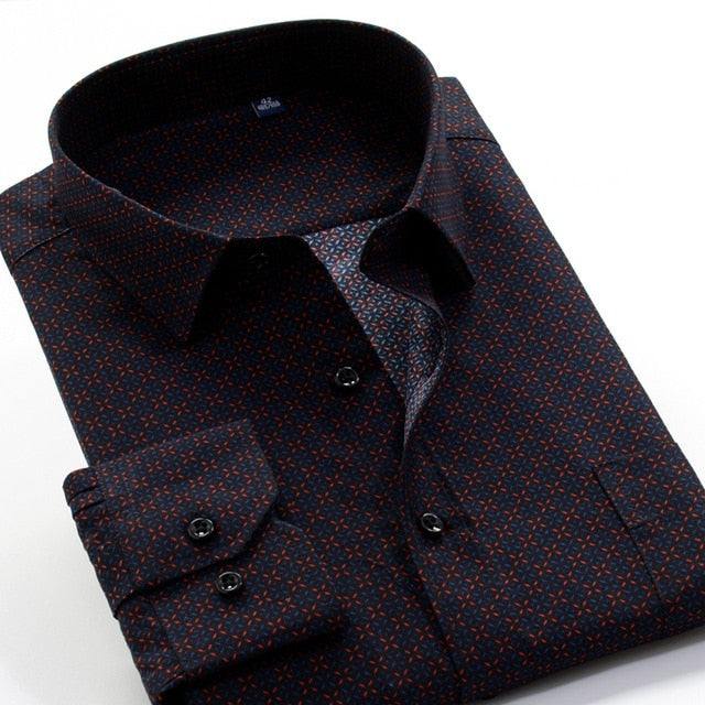 Large Size Flower Print Men&