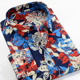 Large Size Flower Print Men&