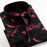 Large Size Flower Print Men&