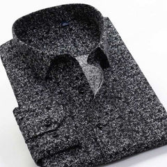 Large Size Flower Print Men's Shirts Fashion Casual Long Sleeve Shirts - Acapparelstore