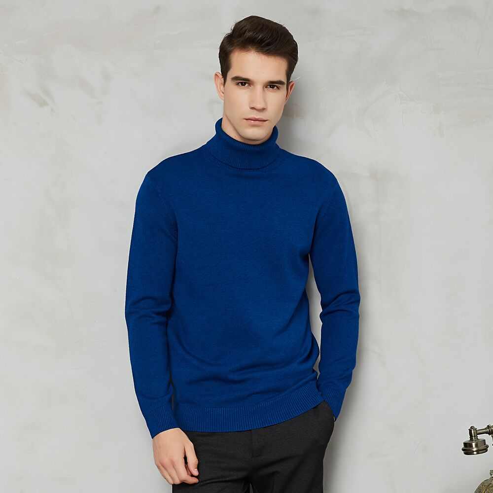 Warm Turtleneck Sweater High Quality Fashion SweatersAutumn Winter Men's Warm Turtleneck Sweater High Quality Fashion Sweat