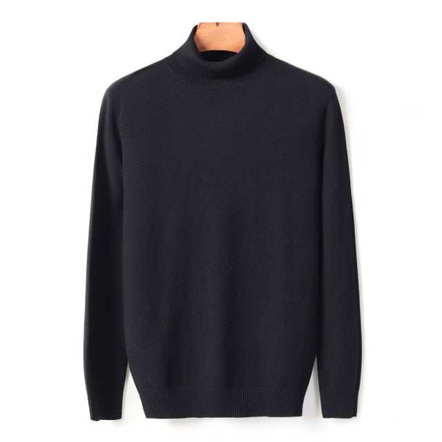 Warm Turtleneck Sweater High Quality Fashion SweatersAutumn Winter Men's Warm Turtleneck Sweater High Quality Fashion Sweat