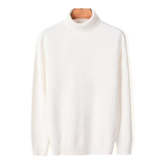 Warm Turtleneck Sweater High Quality Fashion SweatersAutumn Winter Men's Warm Turtleneck Sweater High Quality Fashion Sweat