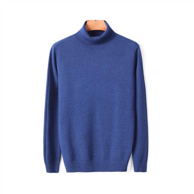Warm Turtleneck Sweater High Quality Fashion SweatersAutumn Winter Men's Warm Turtleneck Sweater High Quality Fashion Sweat