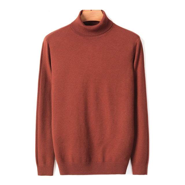 Warm Turtleneck Sweater High Quality Fashion SweatersAutumn Winter Men's Warm Turtleneck Sweater High Quality Fashion Sweat