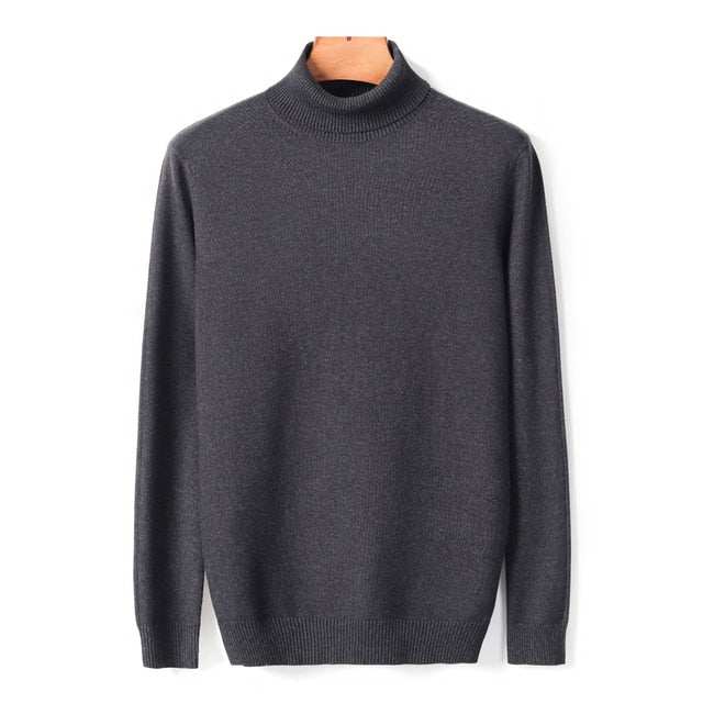 Warm Turtleneck Sweater High Quality Fashion SweatersAutumn Winter Men's Warm Turtleneck Sweater High Quality Fashion Sweat