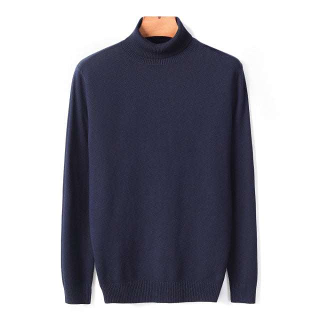 Warm Turtleneck Sweater High Quality Fashion SweatersAutumn Winter Men's Warm Turtleneck Sweater High Quality Fashion Sweat
