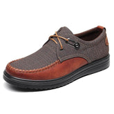 Casual Fashion Leather Shoes Men Spring Autumn Flat ShoesUpscale Men&