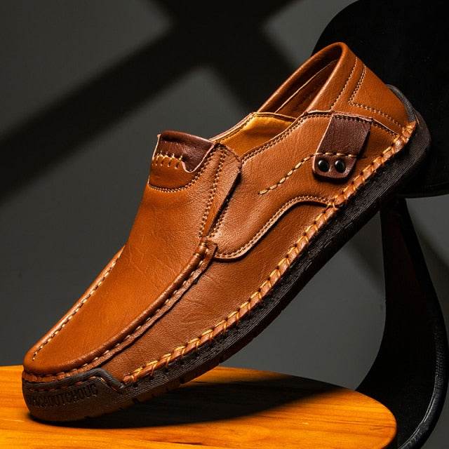 Casual Shoes Handmade Men'Men's Casual Shoes Handmade Men's Style Comfortable Lace Up Shoes