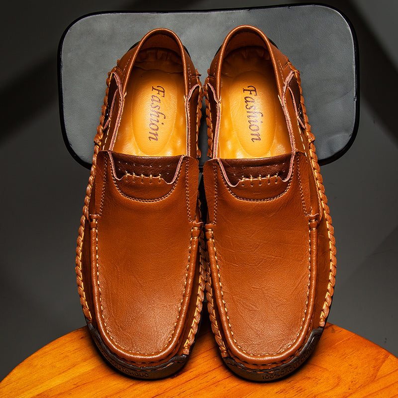 Casual Shoes Handmade Men'Men's Casual Shoes Handmade Men's Style Comfortable Lace Up Shoes
