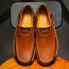 Casual Shoes Handmade Men'Men's Casual Shoes Handmade Men's Style Comfortable Lace Up Shoes