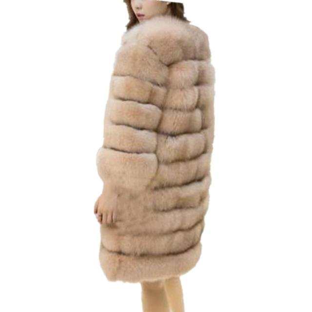 Luxury Super Long Women's Faux Fur Coat Thick Winter Outwear - Acapparelstore