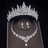 Luxury Crystal Bridal Jewelry Sets Women&