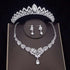 Luxury Crystal Bridal Jewelry Sets Women&