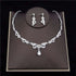 Luxury Crystal Bridal Jewelry Sets Women&