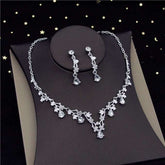 Luxury Crystal Bridal Jewelry Sets Women&