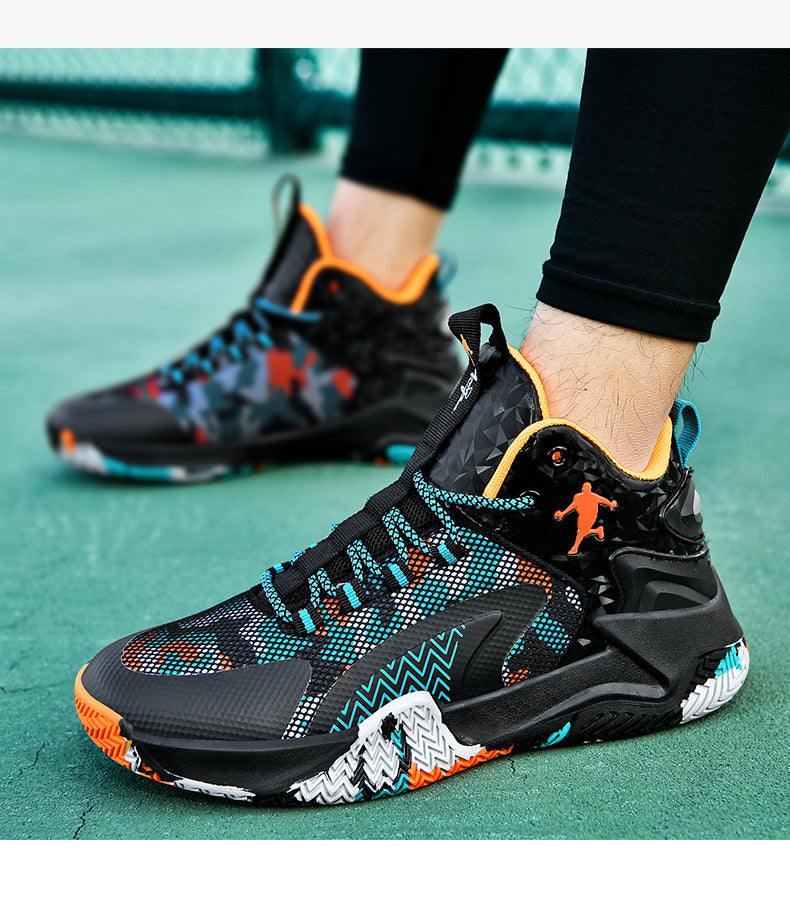 Unisex Basketball Shoes Golden Basketball Shoe Anti-skid Shoes - Acapparelstore