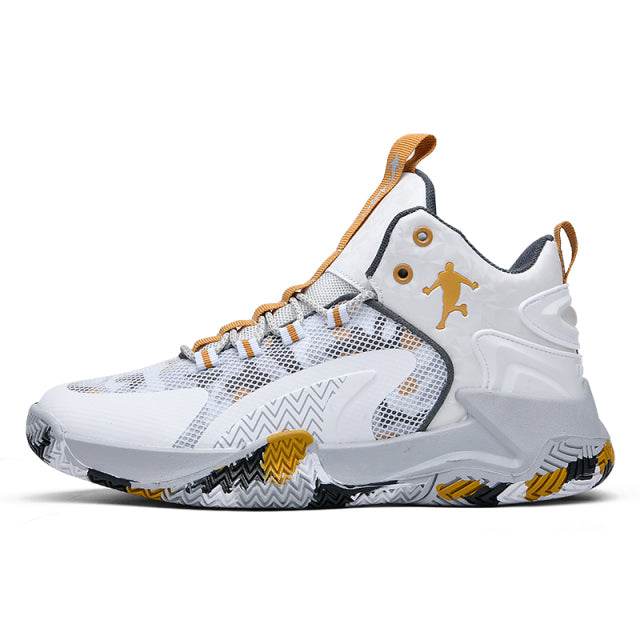 Unisex Basketball Shoes Golden Basketball Shoe Anti-skid Shoes - Acapparelstore