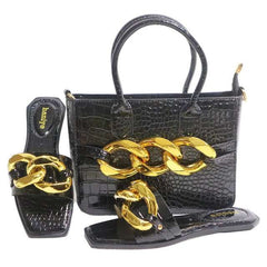Italian Designer Shoes Bags Matching Set Party Wedding Fashion Shoes - Acapparelstore