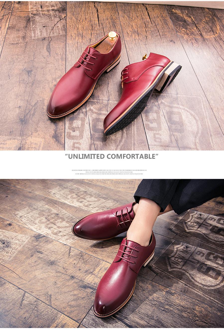 Genuine Leather Oxford Dress Shoes Business ShoesMen&