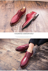 Genuine Leather Oxford Dress Shoes Business ShoesMen&