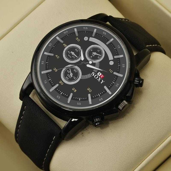 Luminous Analog Glasses Military Sports Quartz WristwatchLuxury Men&