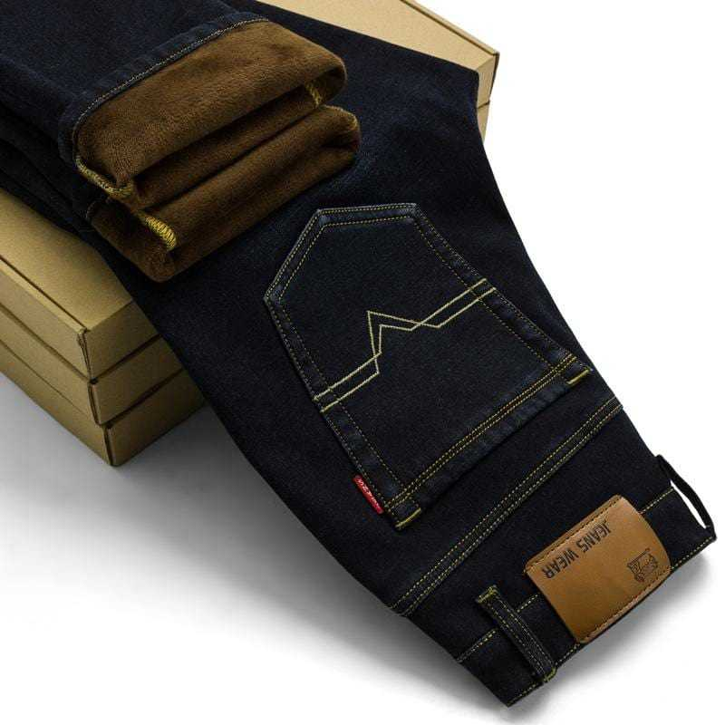 Men Activities Warm Jeans High Quality Famous Brand Autumn Winter JeansNew Men Activities Warm Jeans High Quality Famous Brand Autumn Winter 