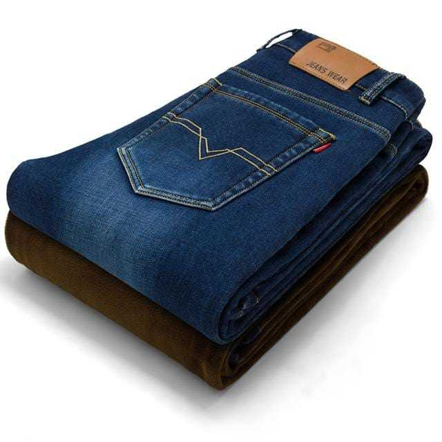 Men Activities Warm Jeans High Quality Famous Brand Autumn Winter JeansNew Men Activities Warm Jeans High Quality Famous Brand Autumn Winter 