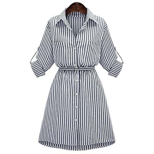 Size Long Sleeve Office Casual WearWomen's Vintage Plus Size Long Sleeve Office Casual Wear