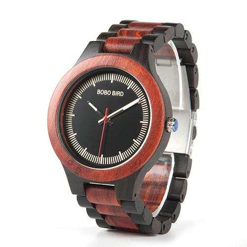 Male Quartz Antique Bobo Brid Wooden WatchesMale Quartz Antique Bobo Brid Wooden Watches with Wooden Band