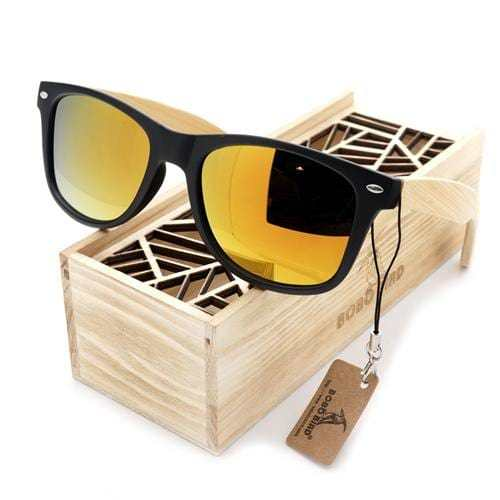 Vintage Polaroid Black Square SunglassesMen&