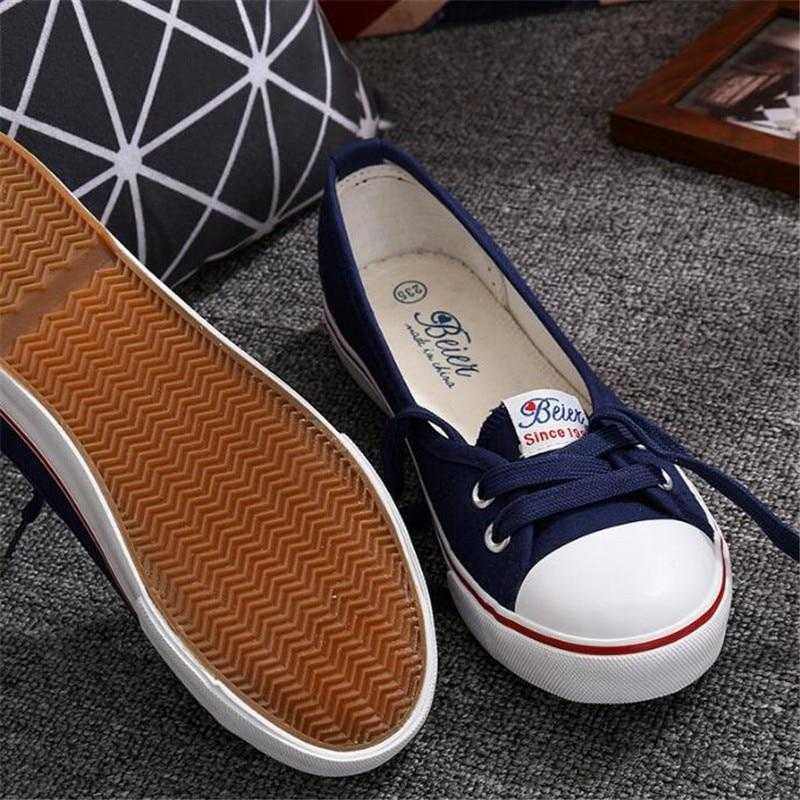Spring summer light canvas shoes women slip-on Korean tide sneakers - Acapparelstore